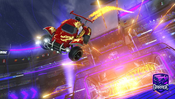 A Rocket League car design from GhostedNight