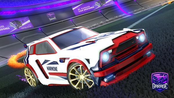 A Rocket League car design from DiDiMiTeMiRo