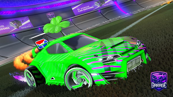 A Rocket League car design from Rewind__