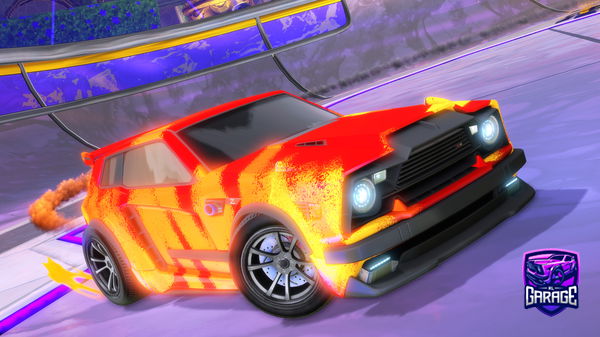 A Rocket League car design from firezord265