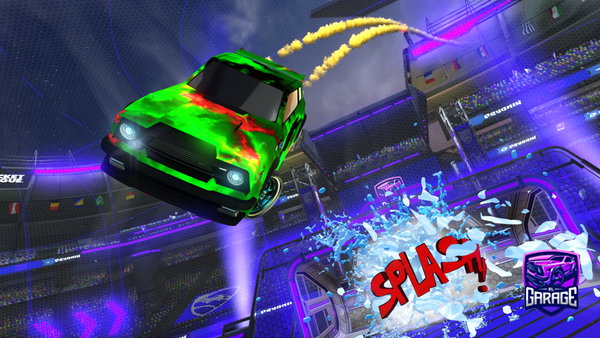 A Rocket League car design from imryse