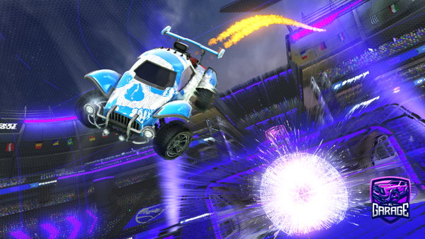 A Rocket League car design from looooo0l