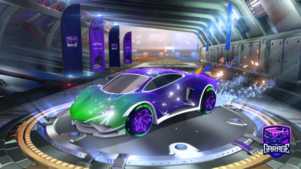 A Rocket League car design from JoeByron