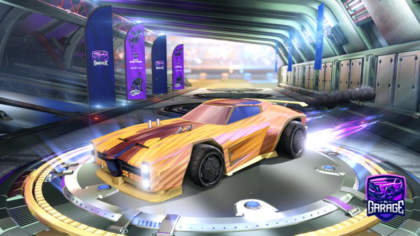 A Rocket League car design from Fedom