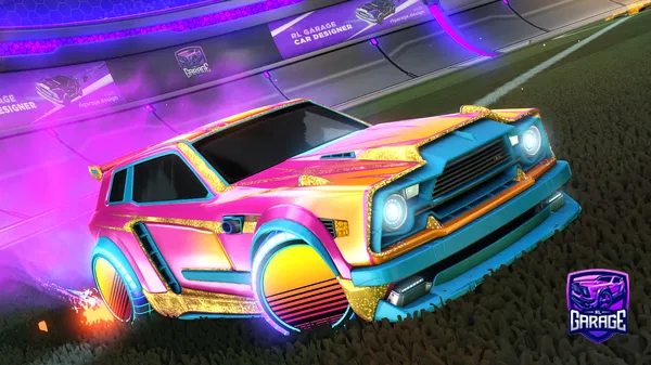 A Rocket League car design from ItsGiuze