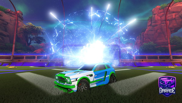 A Rocket League car design from Silver-