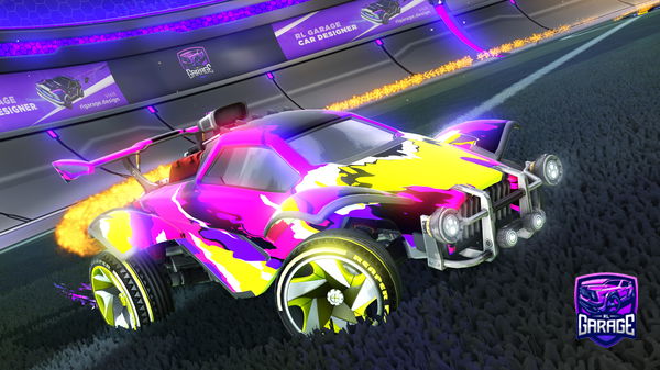 A Rocket League car design from PulseTom