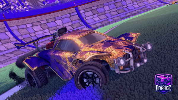 A Rocket League car design from Sparkletastix