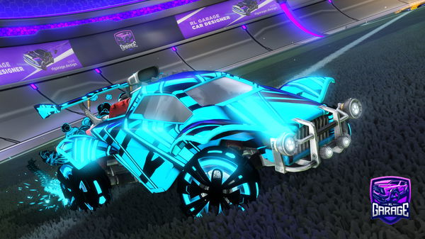 A Rocket League car design from Mlontor