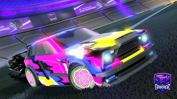 A Rocket League car design from joecrusty