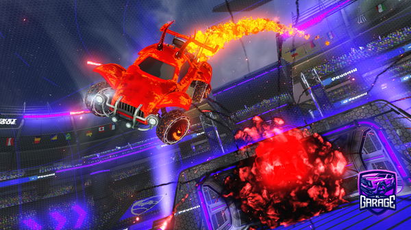 A Rocket League car design from qw21qw2q