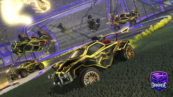 A Rocket League car design from DarthTrain