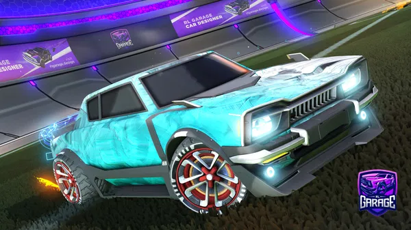 A Rocket League car design from DJf