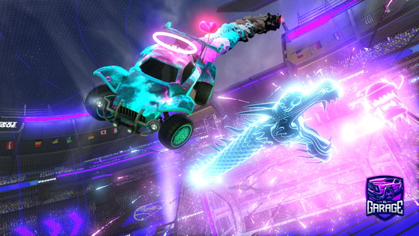 A Rocket League car design from AqibM69
