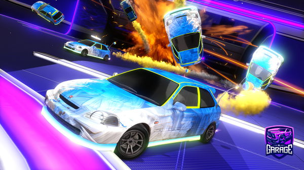 A Rocket League car design from MaxikFB