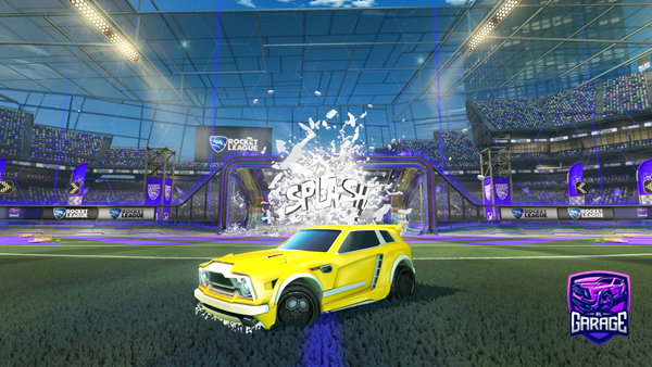 A Rocket League car design from Blanc_YT