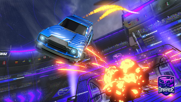 A Rocket League car design from ttvrixz