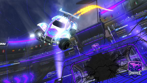 A Rocket League car design from Hiooooomnwr