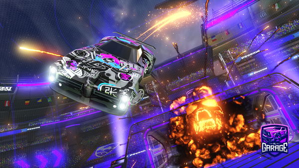 A Rocket League car design from Plenktton