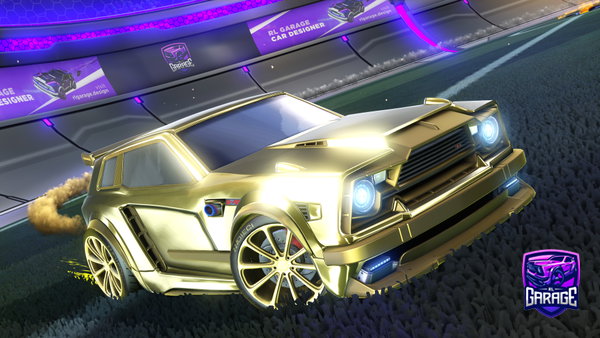 A Rocket League car design from zCam12