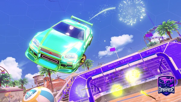 A Rocket League car design from dylancolorado