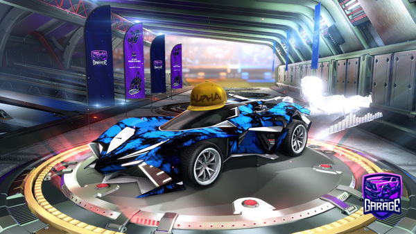 A Rocket League car design from CarterRawks_