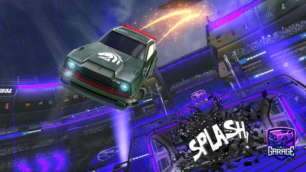 A Rocket League car design from FootballRL