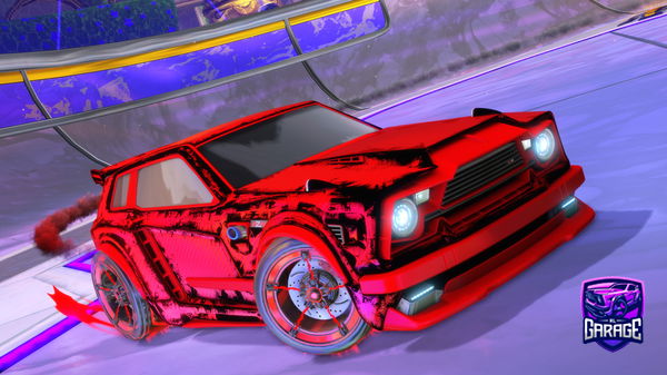 A Rocket League car design from YKIWIM-_-
