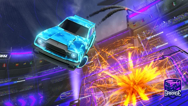 A Rocket League car design from HyperFireFenix