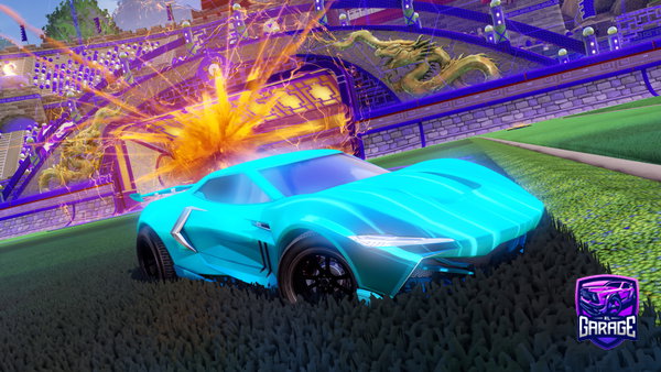 A Rocket League car design from Lanester2023
