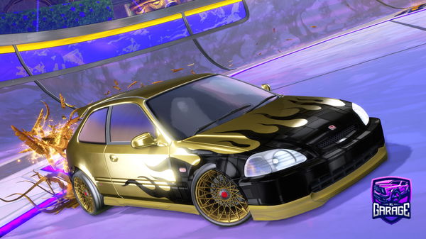 A Rocket League car design from bjbga123