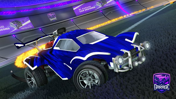 A Rocket League car design from Hadesdorito