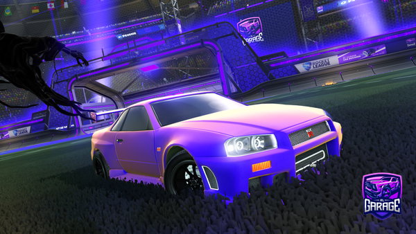 A Rocket League car design from catix