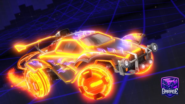 A Rocket League car design from Lunarblade01