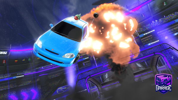 A Rocket League car design from kingkaanONE