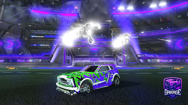 A Rocket League car design from RadPokemon