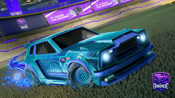 A Rocket League car design from MatthewR4V3