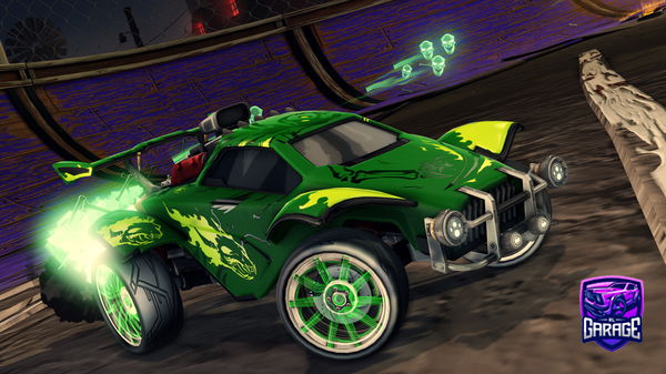 A Rocket League car design from FLeezz