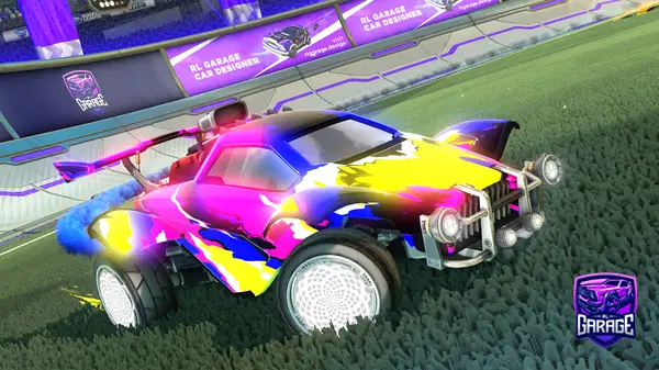 A Rocket League car design from boosted497