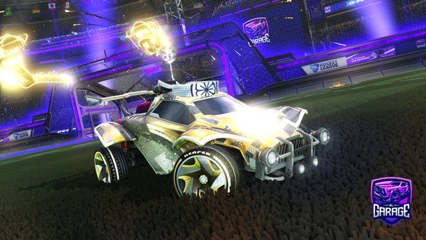 A Rocket League car design from masonllollll