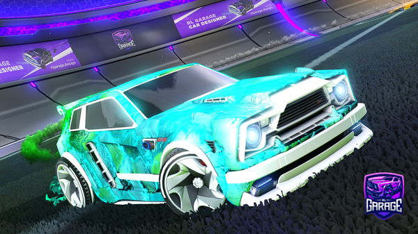 A Rocket League car design from Rogo195