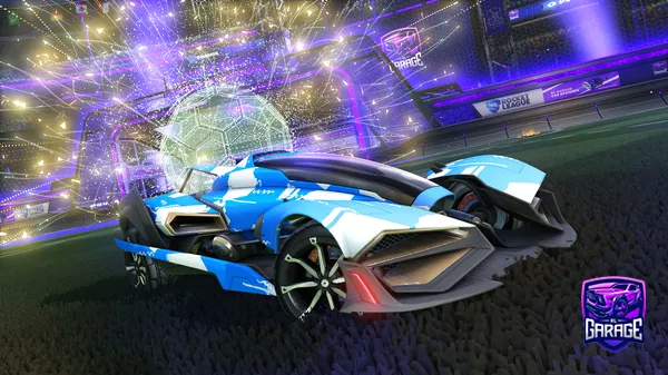 A Rocket League car design from FmxSlider360
