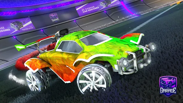 A Rocket League car design from JusTouT