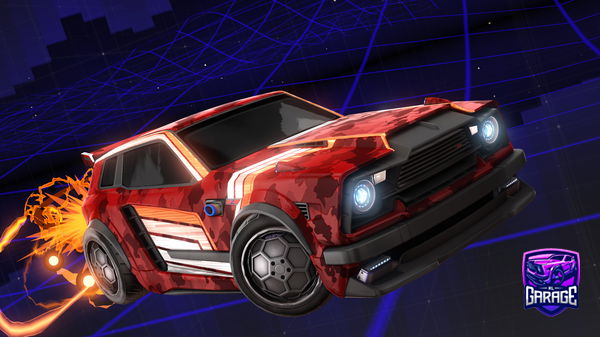 A Rocket League car design from The_Black_Night
