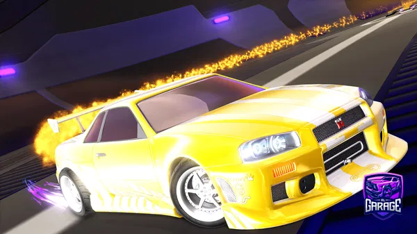 A Rocket League car design from SW1FT-