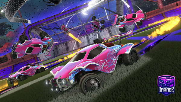A Rocket League car design from Soniedomi790