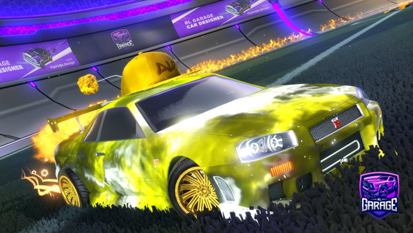 A Rocket League car design from NullWalrus9022