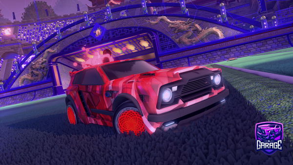 A Rocket League car design from rakuWW