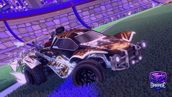 A Rocket League car design from XudiBTB2