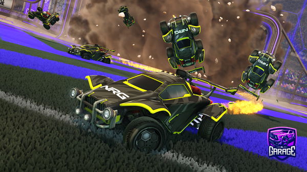 A Rocket League car design from nrg_kuxir